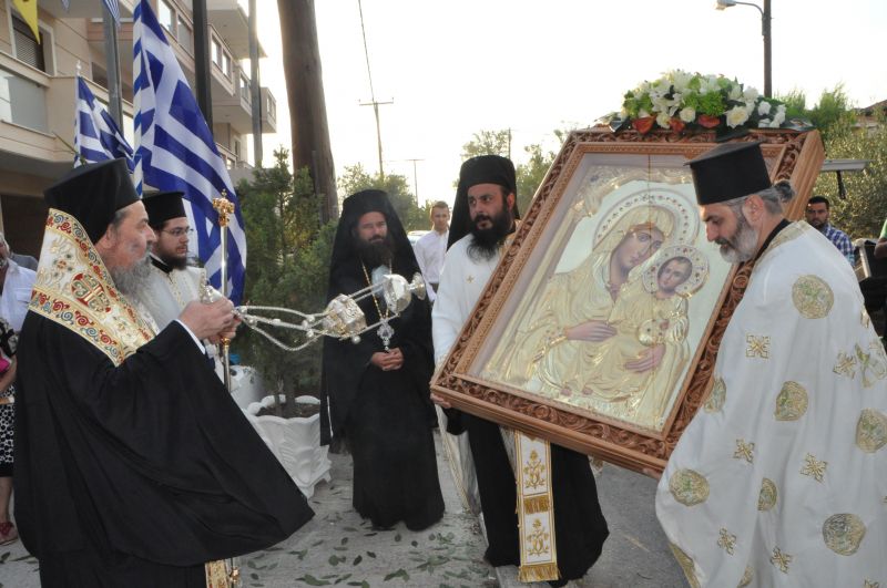 Η Παναγία η Ιεροσολυμίτισσα στον Άγιο Χρυσόστομο Δράμας