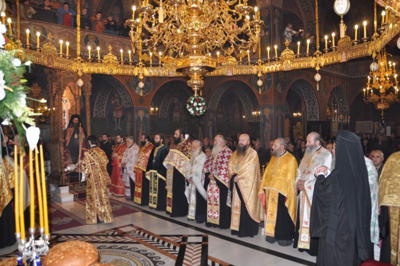 Ἡ ἑορτή τῆς πολιούχου Ἁγίας Βαρβάρας στή Μητρόπολη Δράμας