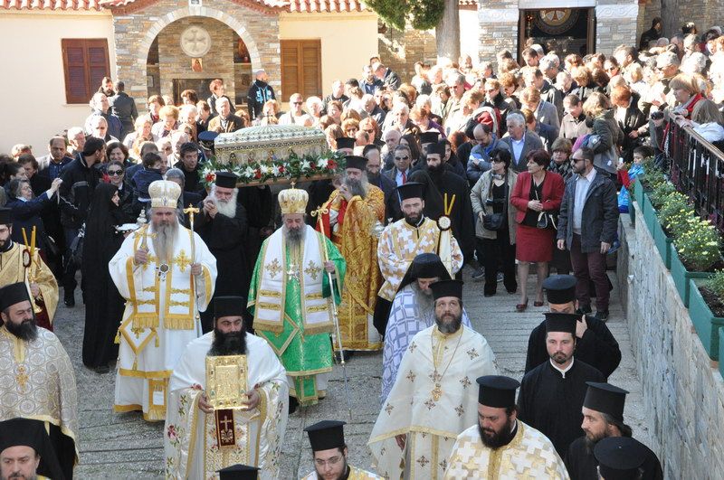 Ἑορτή Ἁγίου Γεωργίου τοῦ Νέου τοῦ Ὁμολογητοῦ στήν Ἱερά Μονή Ἀναλήψεως Σίψας Δράμας