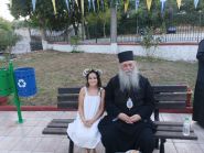 Βάπτιση μικρής κατασκηνώτριας